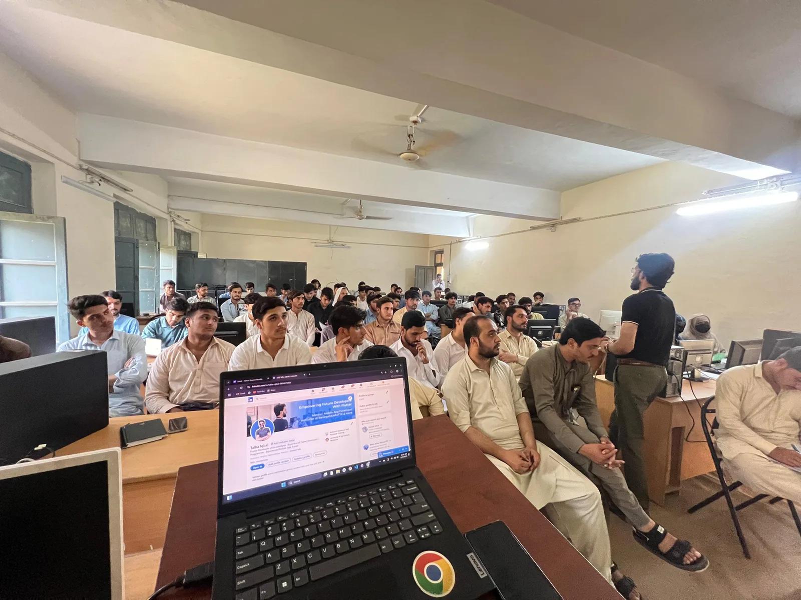 Full-hall training session — Directorate of Youth Affairs KP